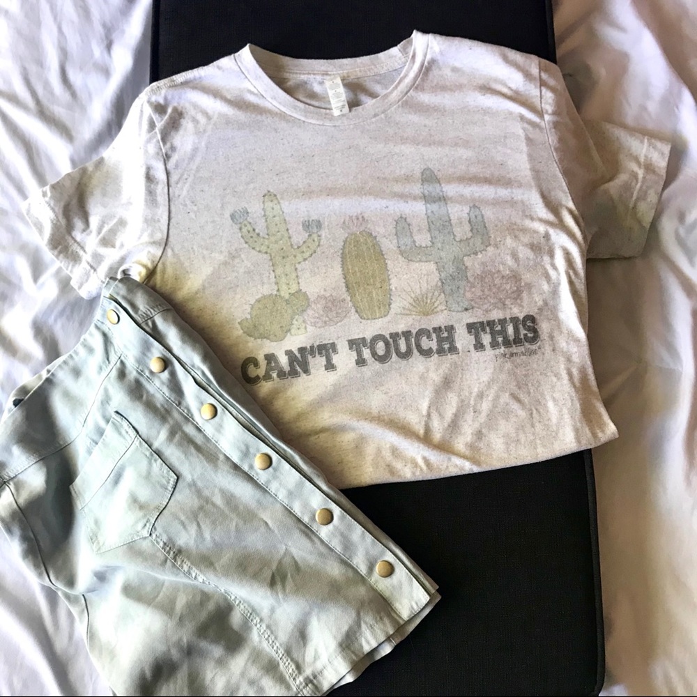 SALE!! Can't Touch This Faded Cactus Tee Shirt